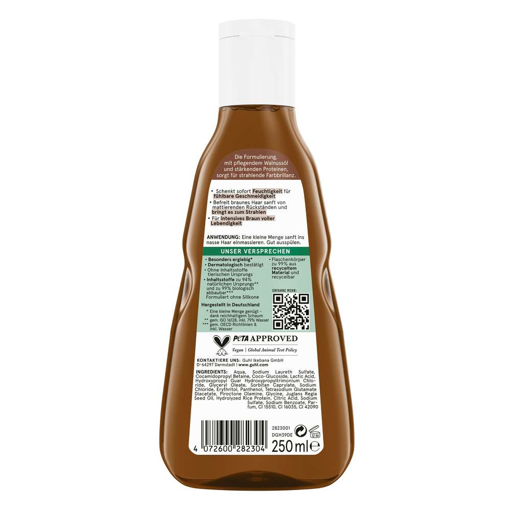 Produktabbildung Guhl Shampoo Braun, Kukuinussöl