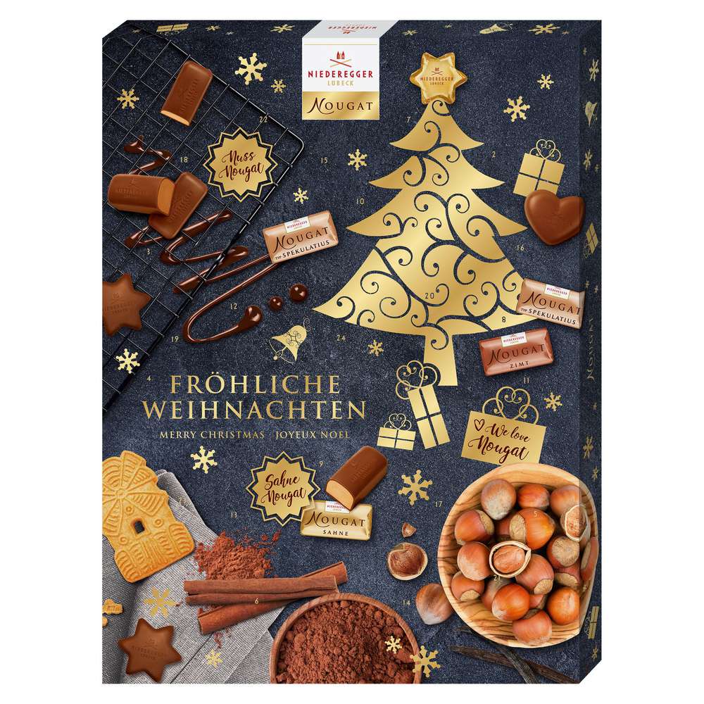 Produktabbildung Niederegger Adventskalender Nougat