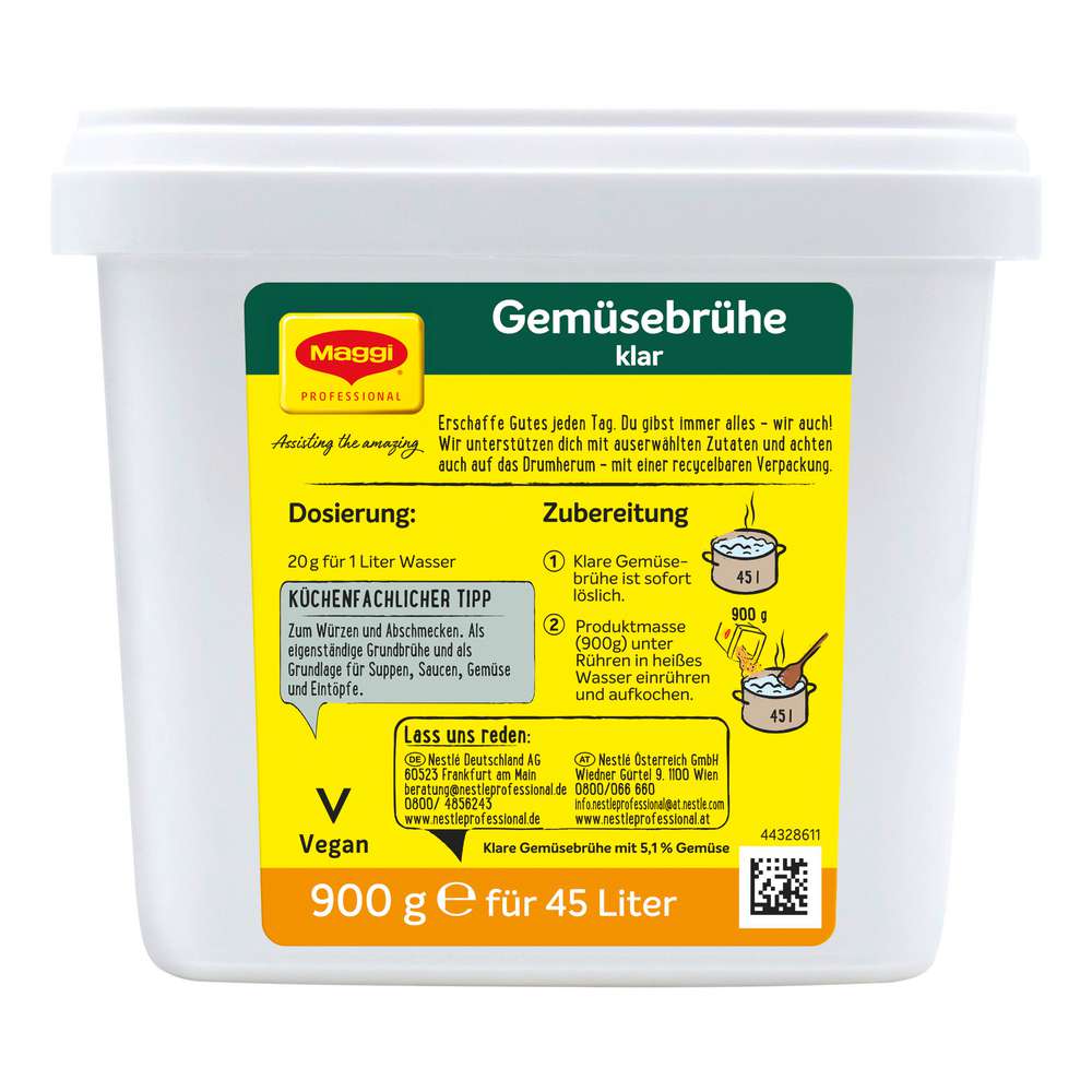 Produktabbildung Maggi Klare Gemüsebrühe