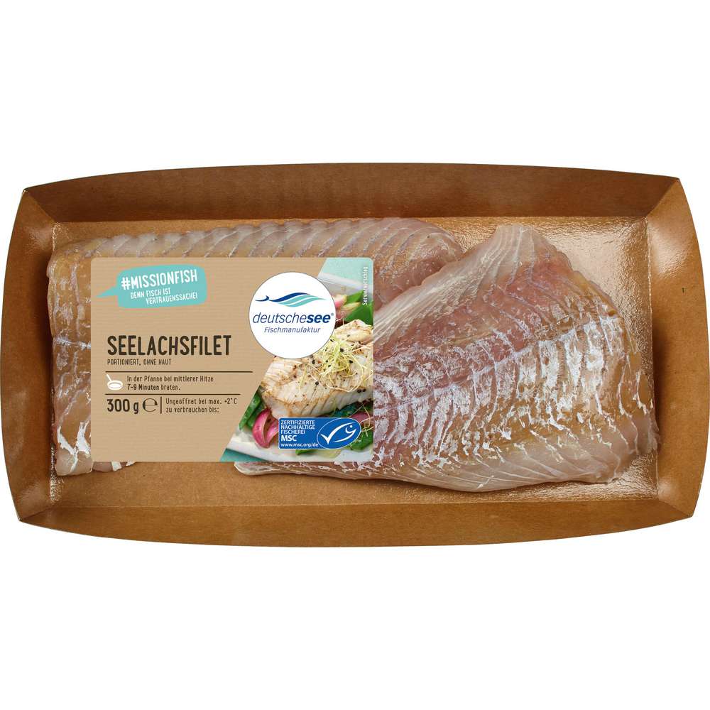 Produktabbildung Deutsche See Seelachsfilets