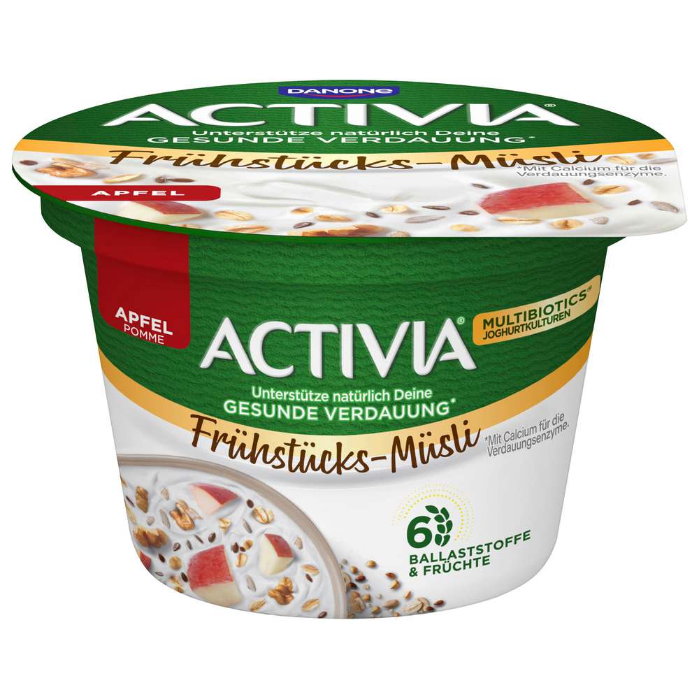Produktabbildung Danone Activia Frühstücks-Müsli, Apfel