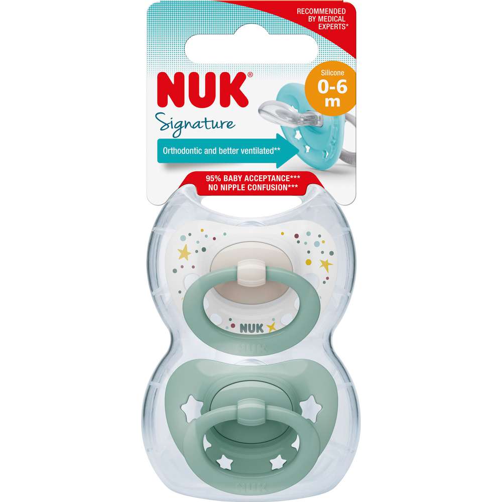 Produktabbildung Nuk Baby Schnuller Signature, 0-6 Monate