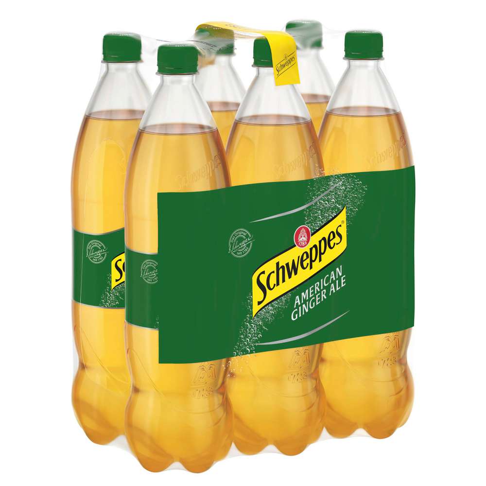 Produktabbildung Schweppes American Ginger Ale (6x 1,250 Liter)