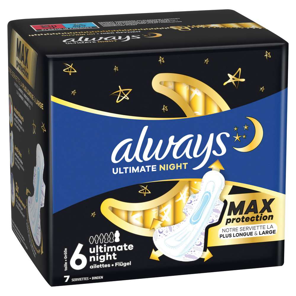 Produktabbildung Always Binden Ultimate Night Max Protection 6