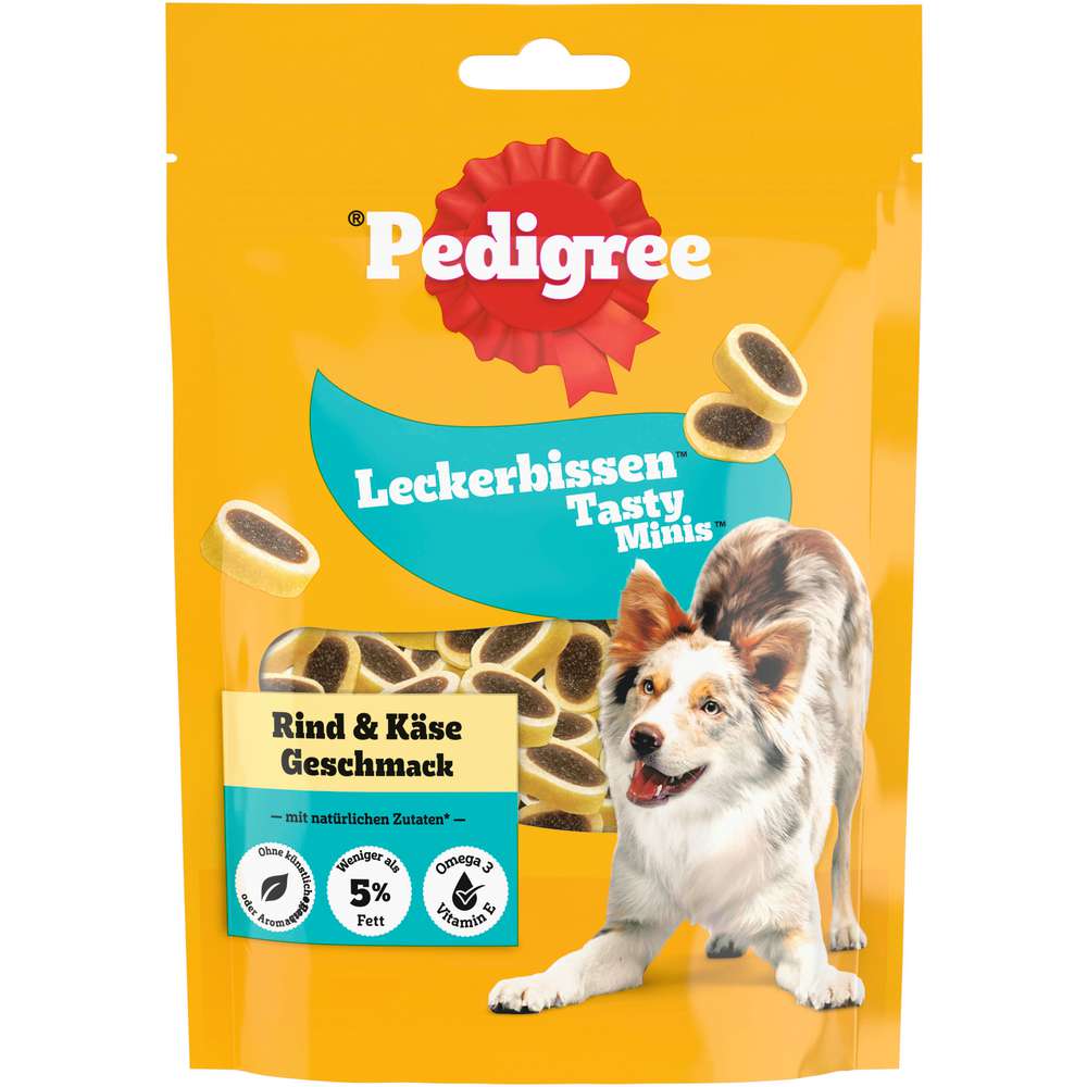 Produktabbildung Pedigree Hunde-Snack Leckerbissen, Rind/Käse