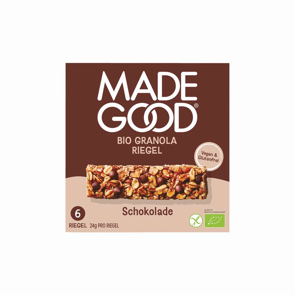 Produktabbildung Made Good Bio Müsliriegel, Granola Choc-Chip
