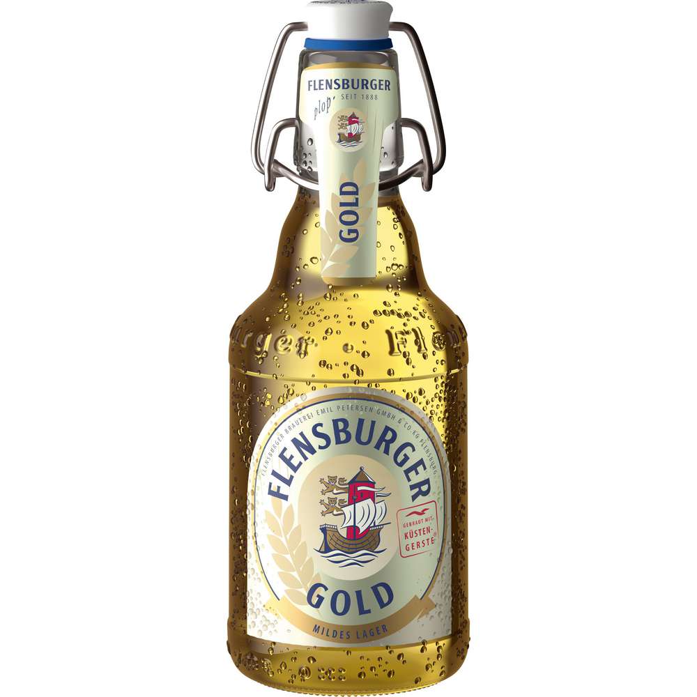 Produktabbildung Flensburger Gold Bier 4,8%
