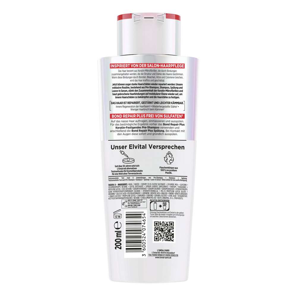 Produktabbildung L'Oreal Paris Elvital Shampoo, Bond Repair