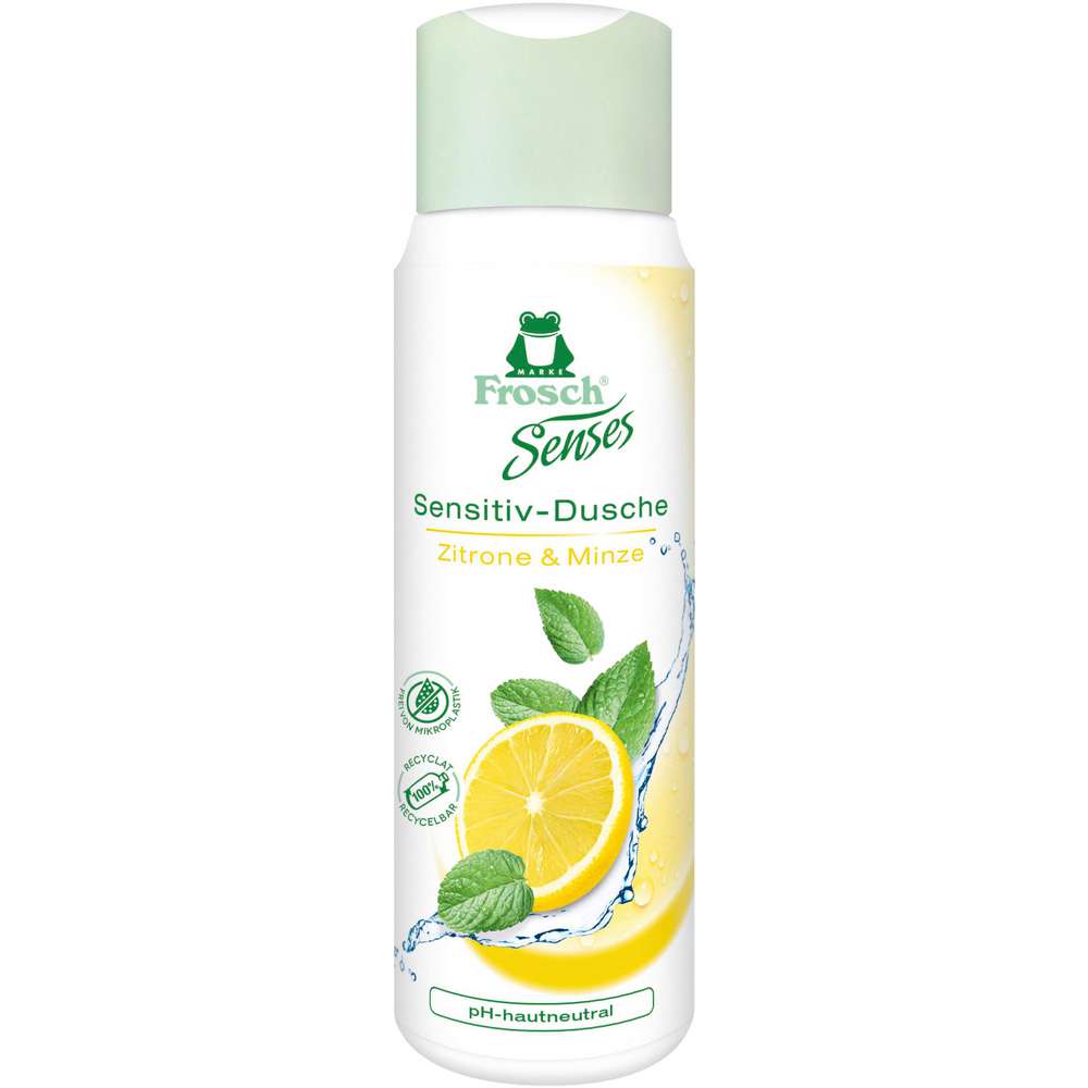 Produktabbildung Frosch Sensitiv Duschgel Hello Summer, Zitronenminze