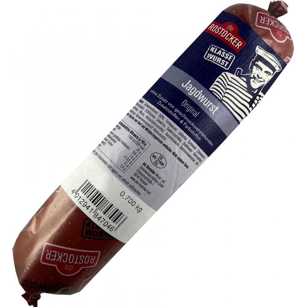 Produktabbildung keine Marke Die Rostocker Jagdwurst, 700 g