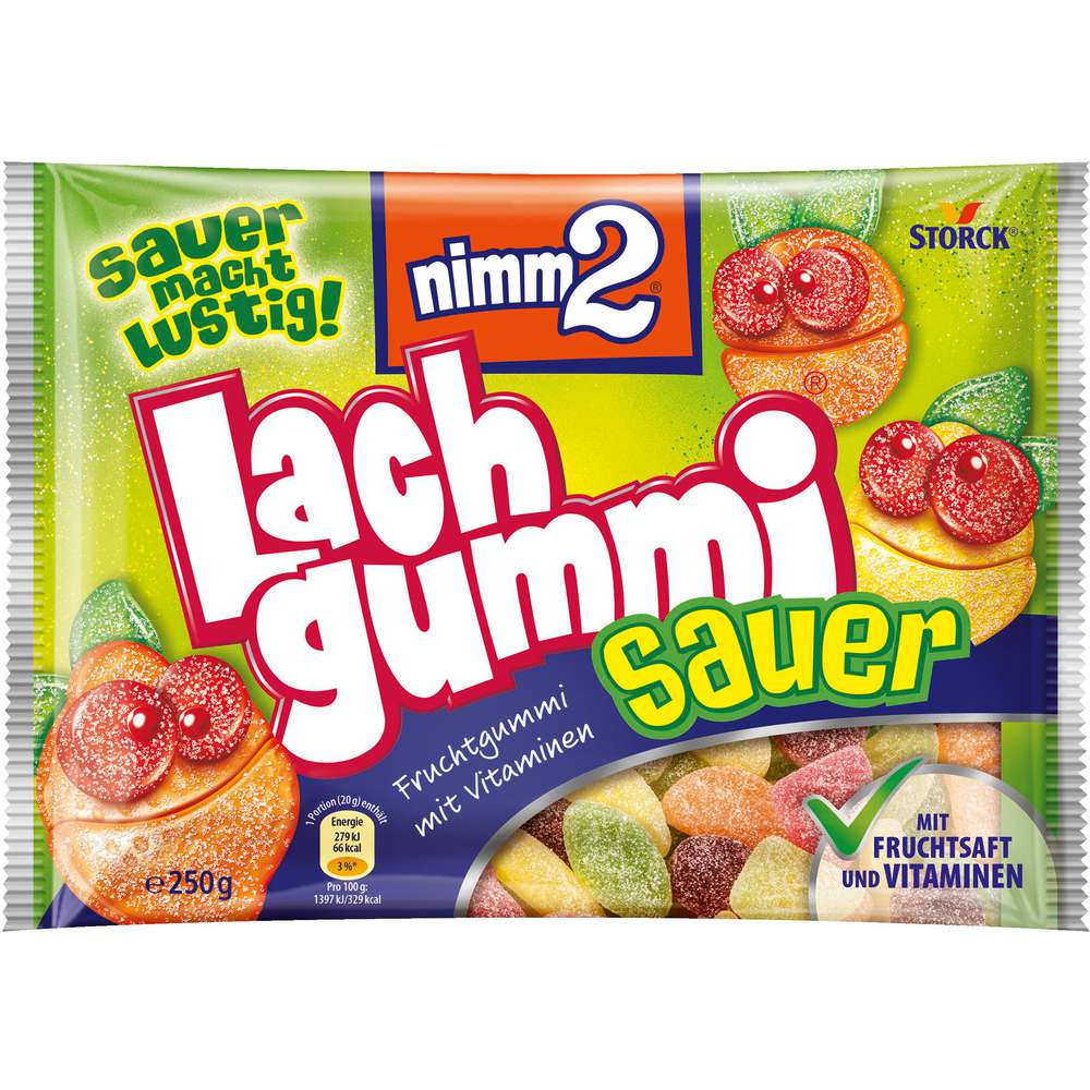 Produktabbildung Nimm2 Lachgummi sauer