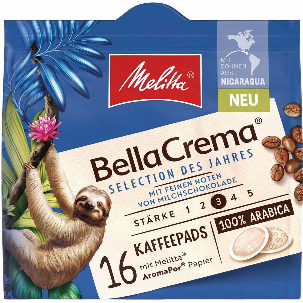 Produktabbildung Melitta Kaffeepads Bella Crema, Selection des Jahres