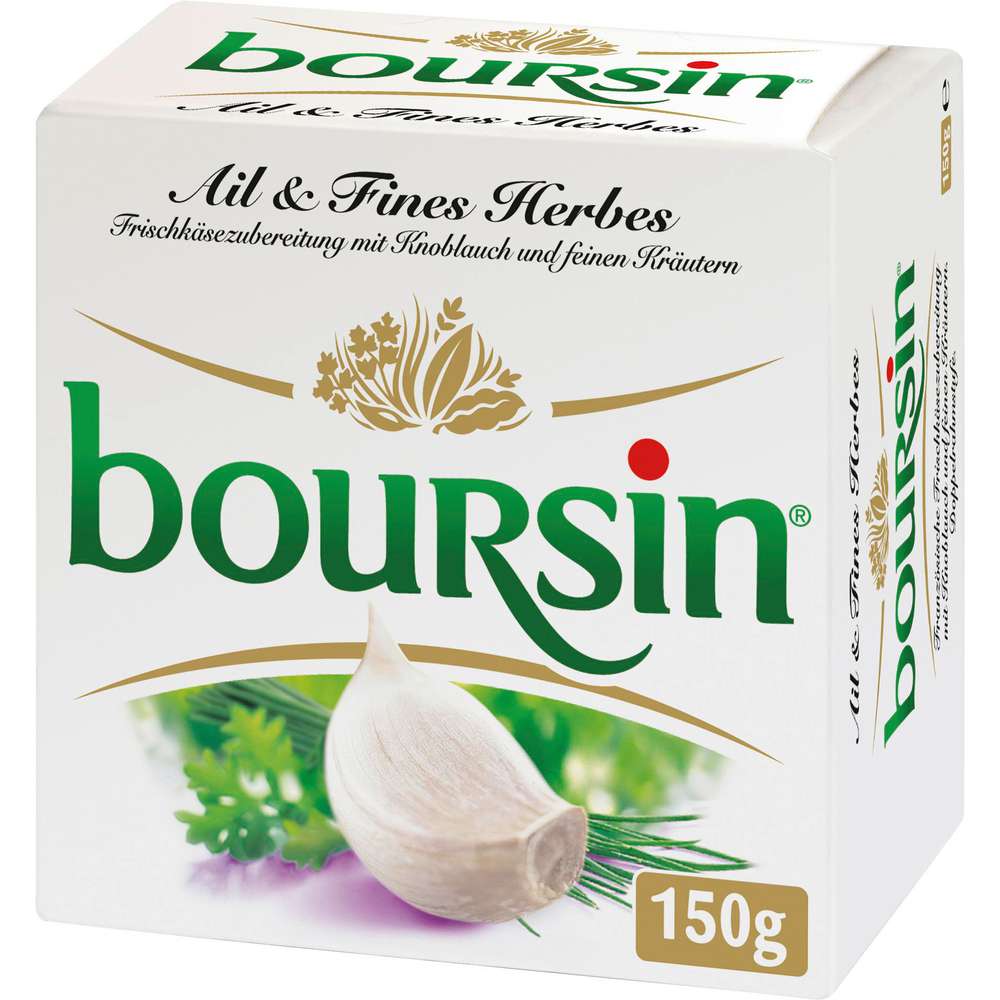 Produktabbildung Boursin Frischkäse, Kräutern/Knoblauch