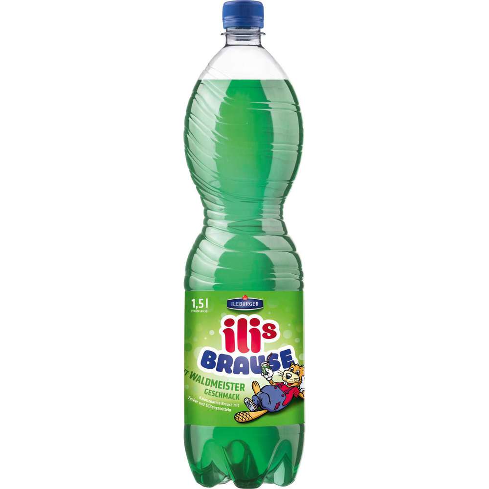 Produktabbildung Ileburger Sachsen Quelle Waldmeister-Brause Limonade Ilis