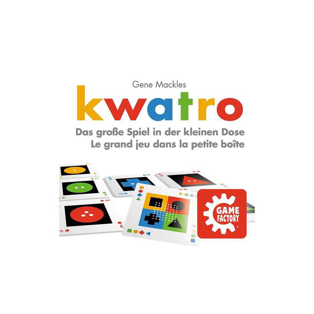 Produktabbildung Game Factory Kartenspiel Kwatro