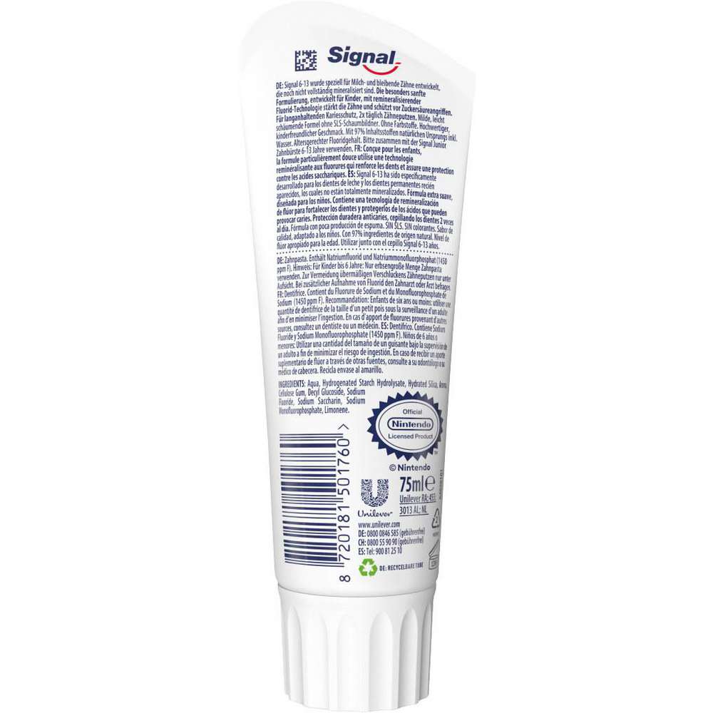 Produktabbildung Signal Zahncreme Junior, Mild Mint