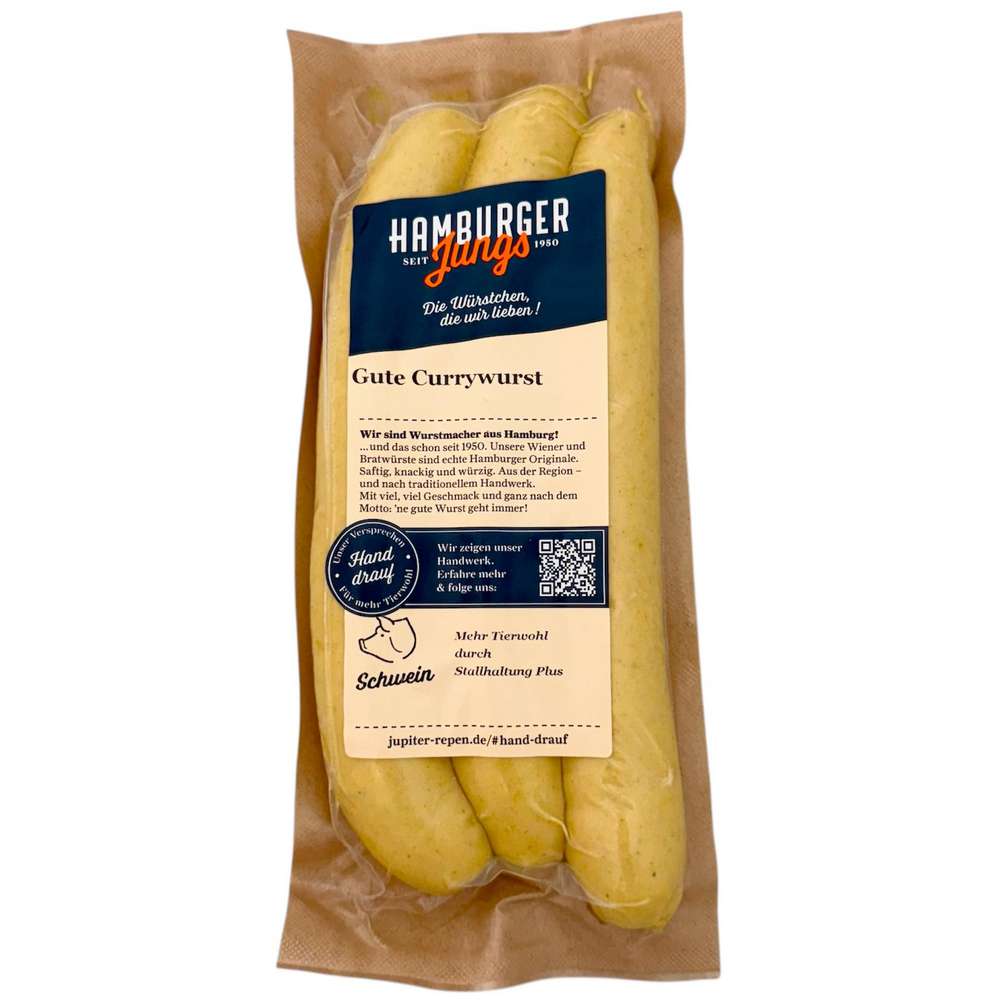 Produktabbildung Hamburger Jungs Curry-Bratwurst