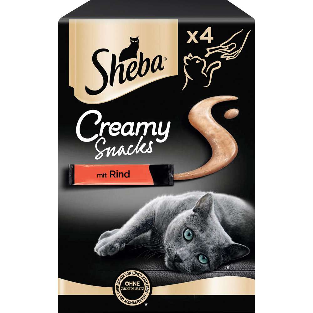 Produktabbildung Sheba Katzen-Snack Creamy, Rind
