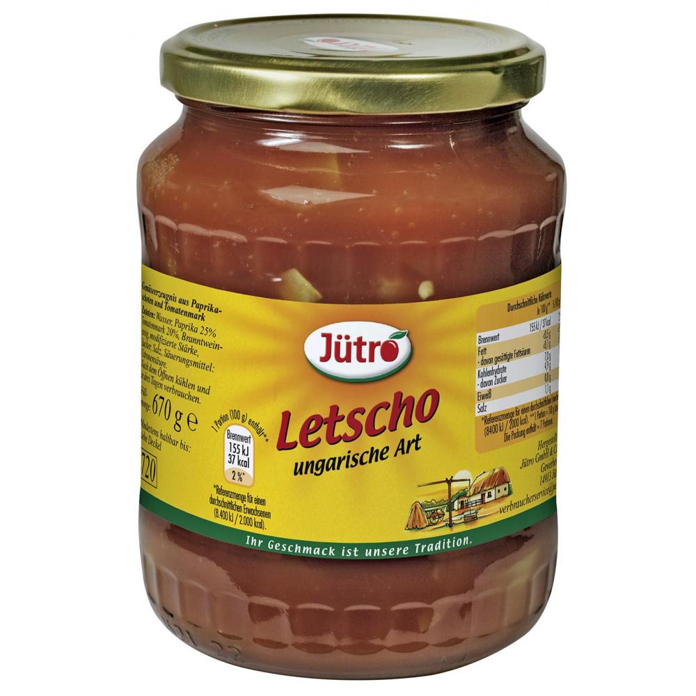 Produktabbildung keine Marke Jütro  Letscho, 720 ml