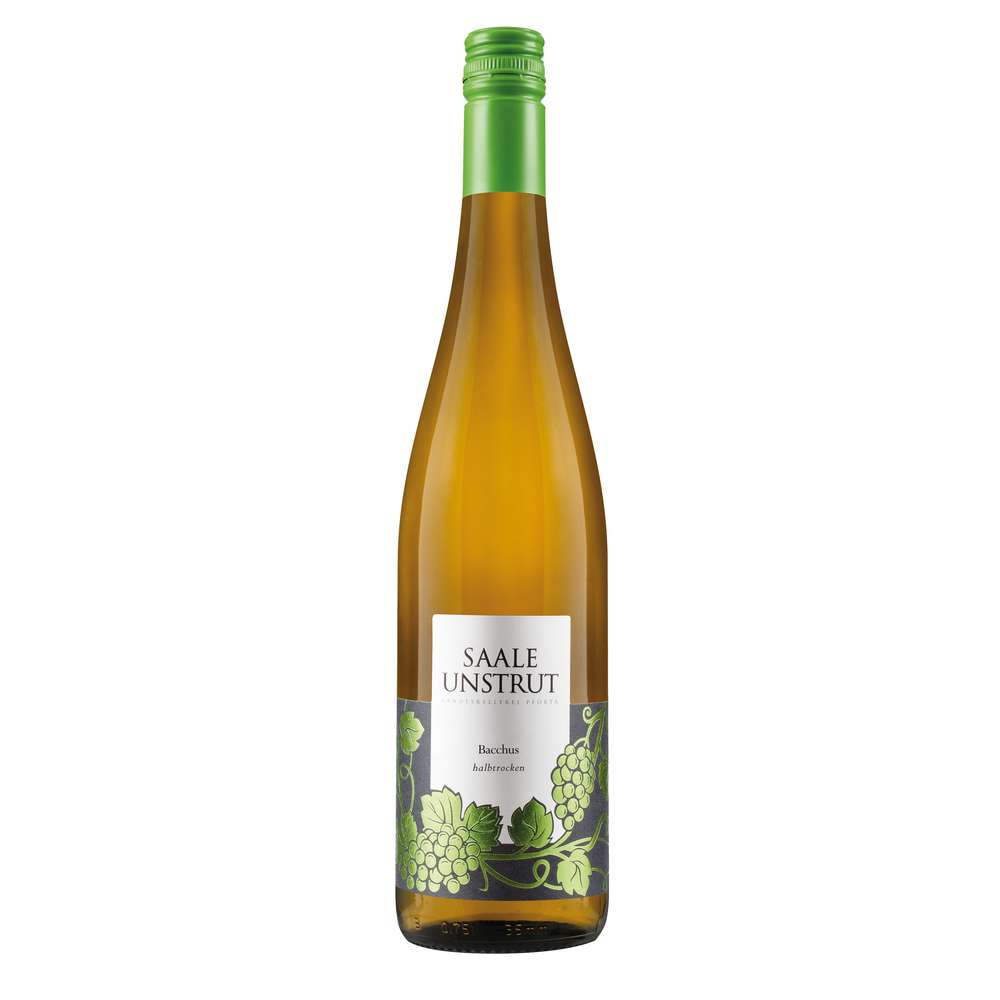 Produktabbildung Landeskellerei Pforta Saale Unstrut Bacchus halbtrocken