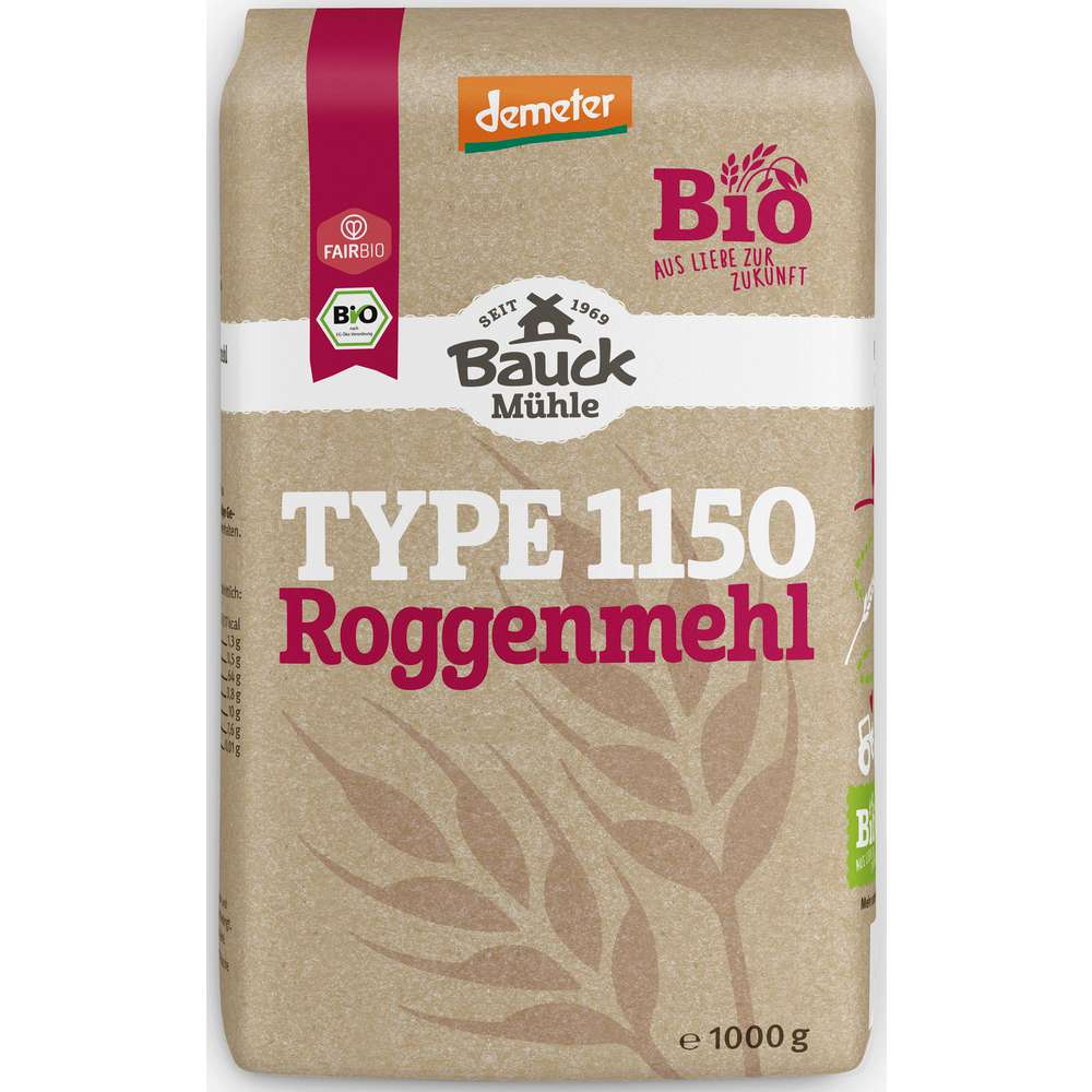 Produktabbildung Bauckhof Demeter Roggenmehl, Typ 1150