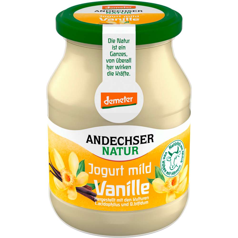 Produktabbildung Andechser Bio Demeter Joghurt, Vanille