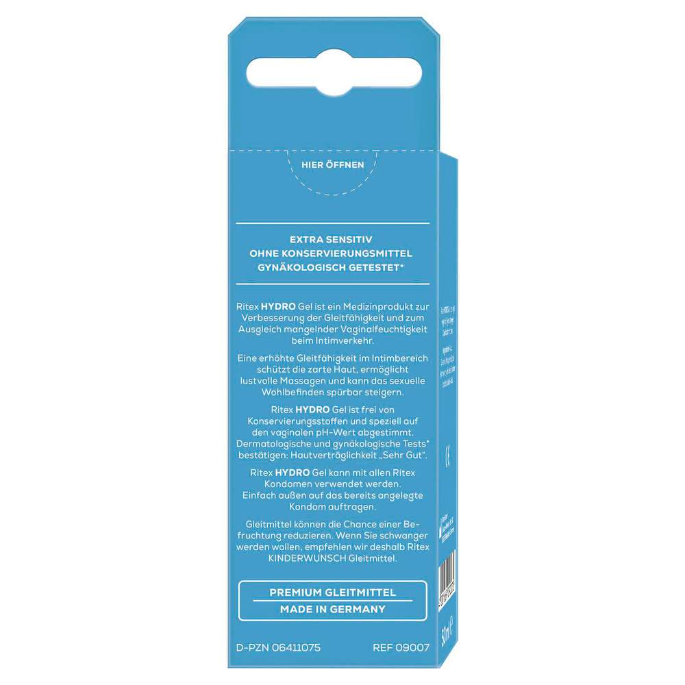 Produktabbildung Ritex Gleitgel, Hydro Sensitiv