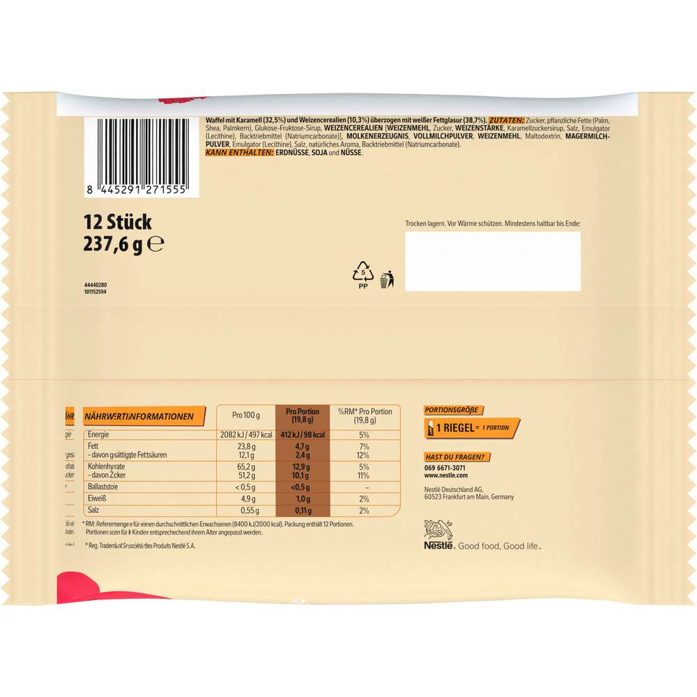 Produktabbildung Nestle Lion Mini Schokoriegel White