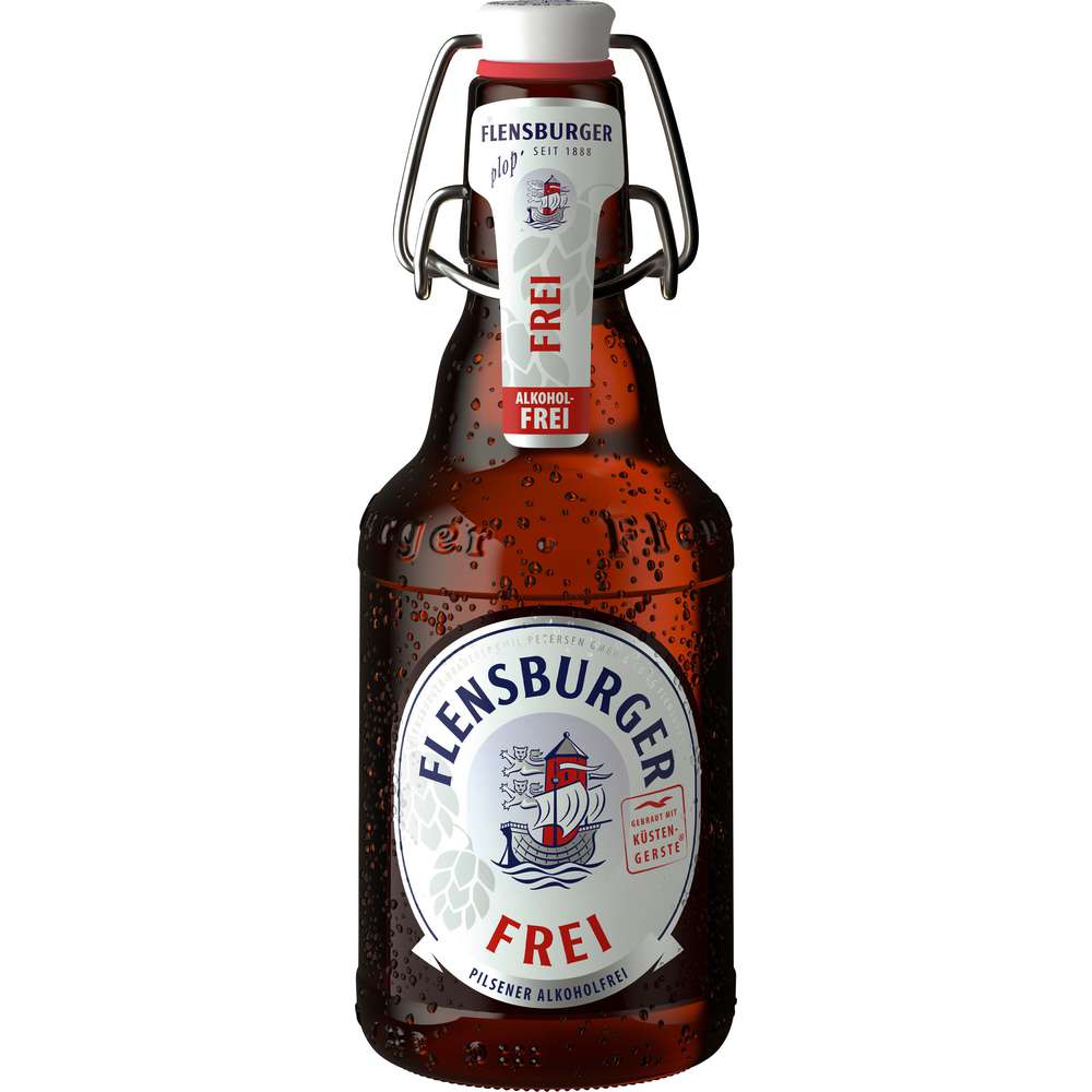 Produktabbildung Flensburger Pilsener Bier, alkoholfrei, 0,5 %