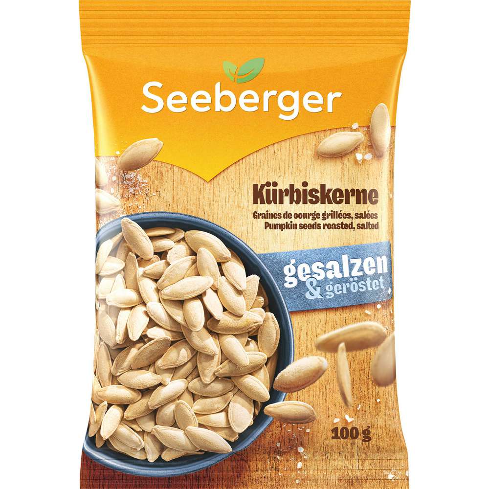 Produktabbildung Seeberger Kürbiskerne geröstet & gesalzen