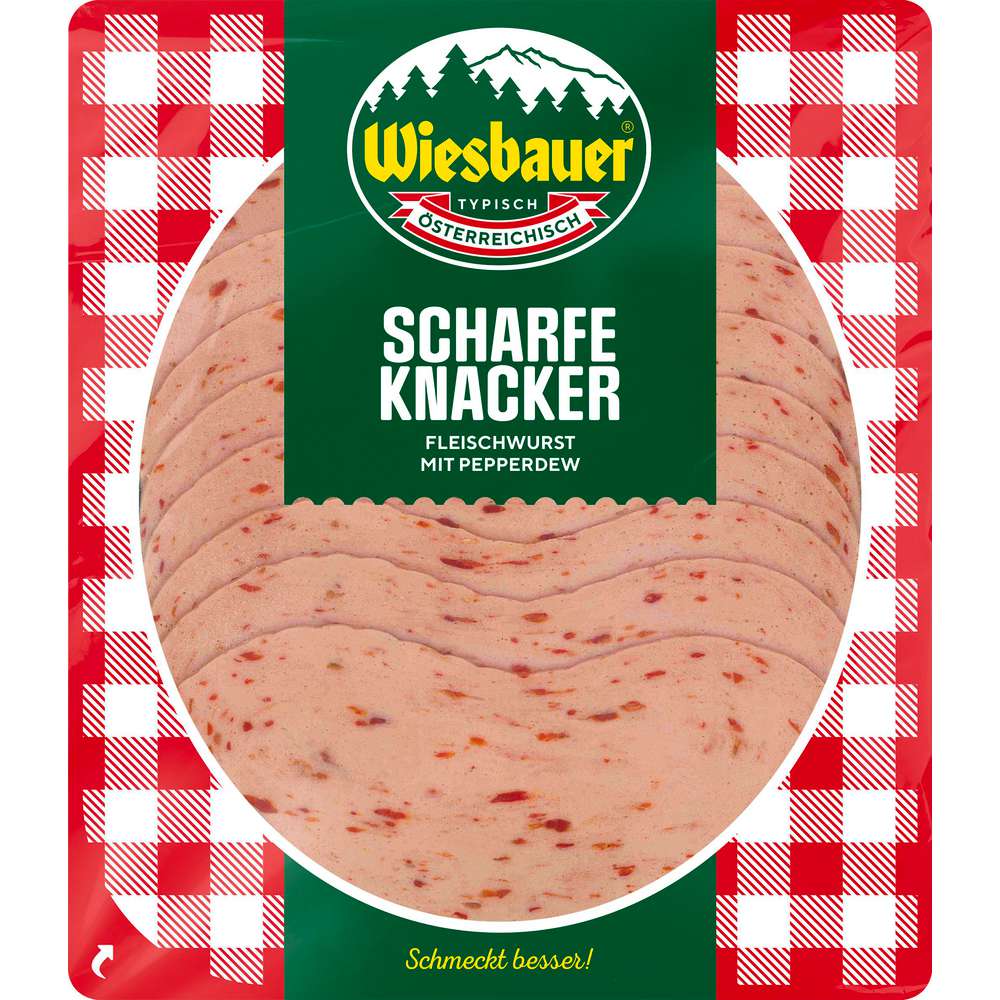 Produktabbildung Wiesbauer Fleischwurst Scharfe Knacker