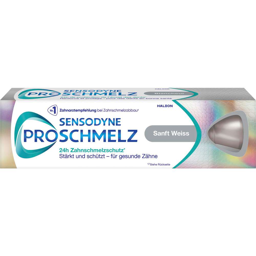 Produktabbildung Sensodyne Zahncreme ProSchmelz Sanft Weiss Plus