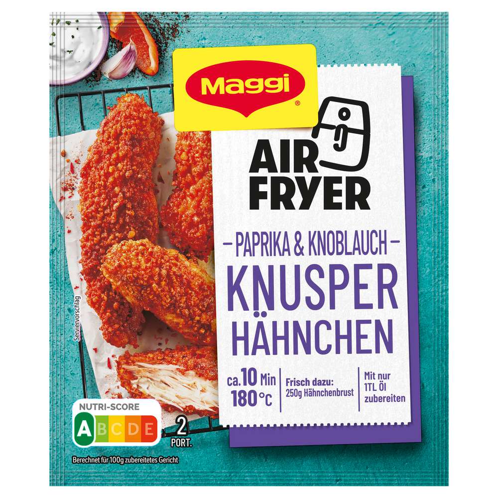 Produktabbildung Maggi Fix-Würzmischung Airfryer, Knusper Hähnchen Paprika-Knoblauch