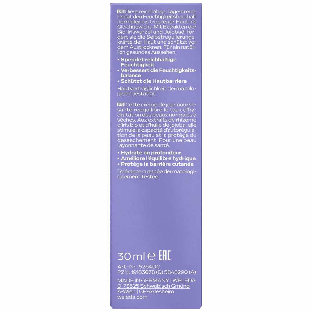 Produktabbildung Weleda Tagespflege Iris, Normale bis trockene Haut