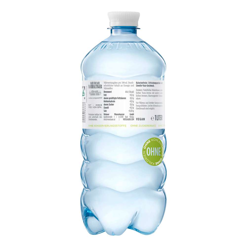 Produktabbildung Vöslauer Wasser mit Geschmack, Limette-Yuzu