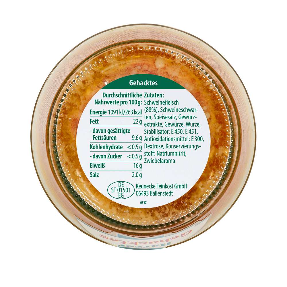 Produktabbildung Harzer Gehacktes vom Schwein