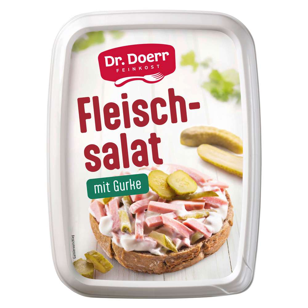 Produktabbildung Dr. Doerr Fleischsalat mit Gurke