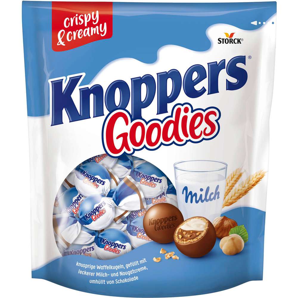 Produktabbildung Knoppers Schokolade Milch-Haselnuss-Kugeln, Goodies