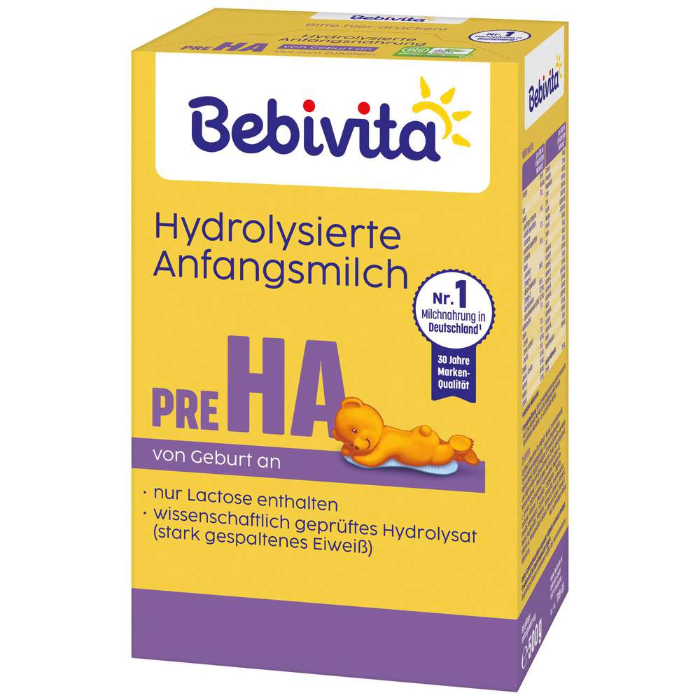 Produktabbildung Bebivita Anfangsmilch Pre HA