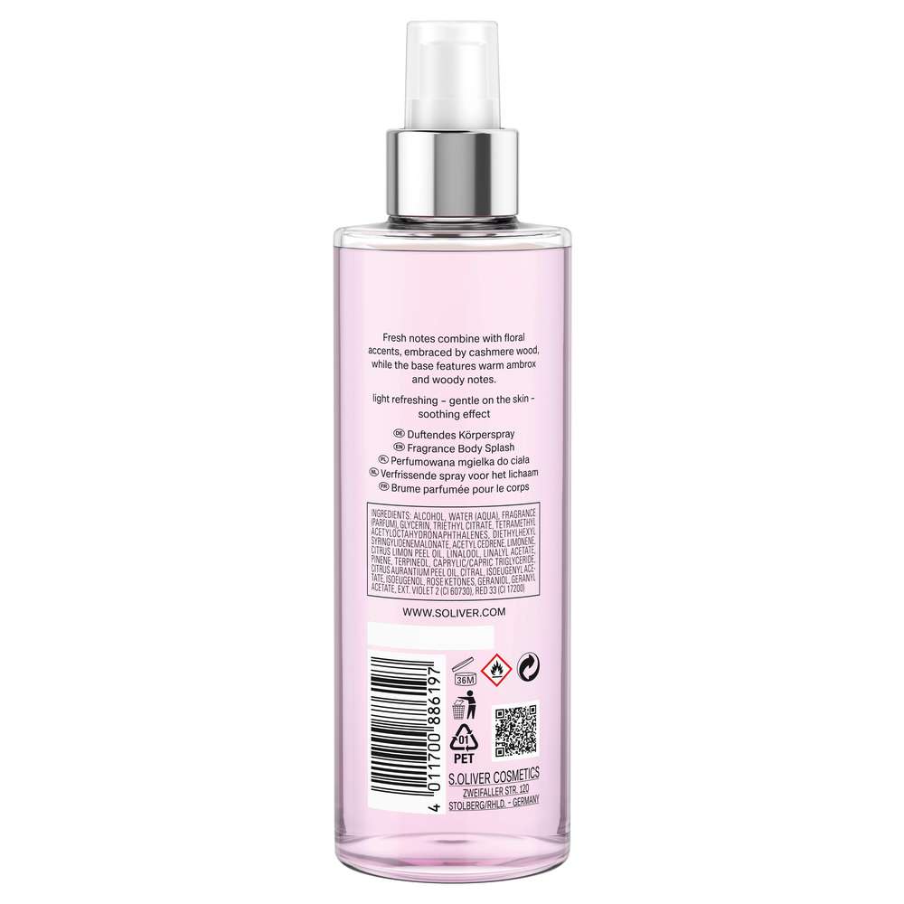 Produktabbildung s.Oliver Bodymist So Pure, pure clean