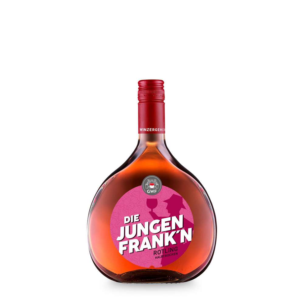Produktabbildung Die Jungen Frank'n Rotling halbtrocken Franken DQW, Roséwein