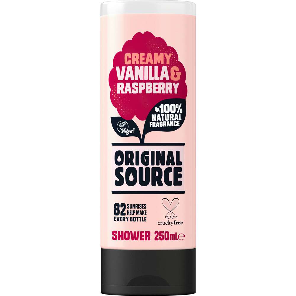 Produktabbildung Original Source Duschgel, Vanilla & Raspberry