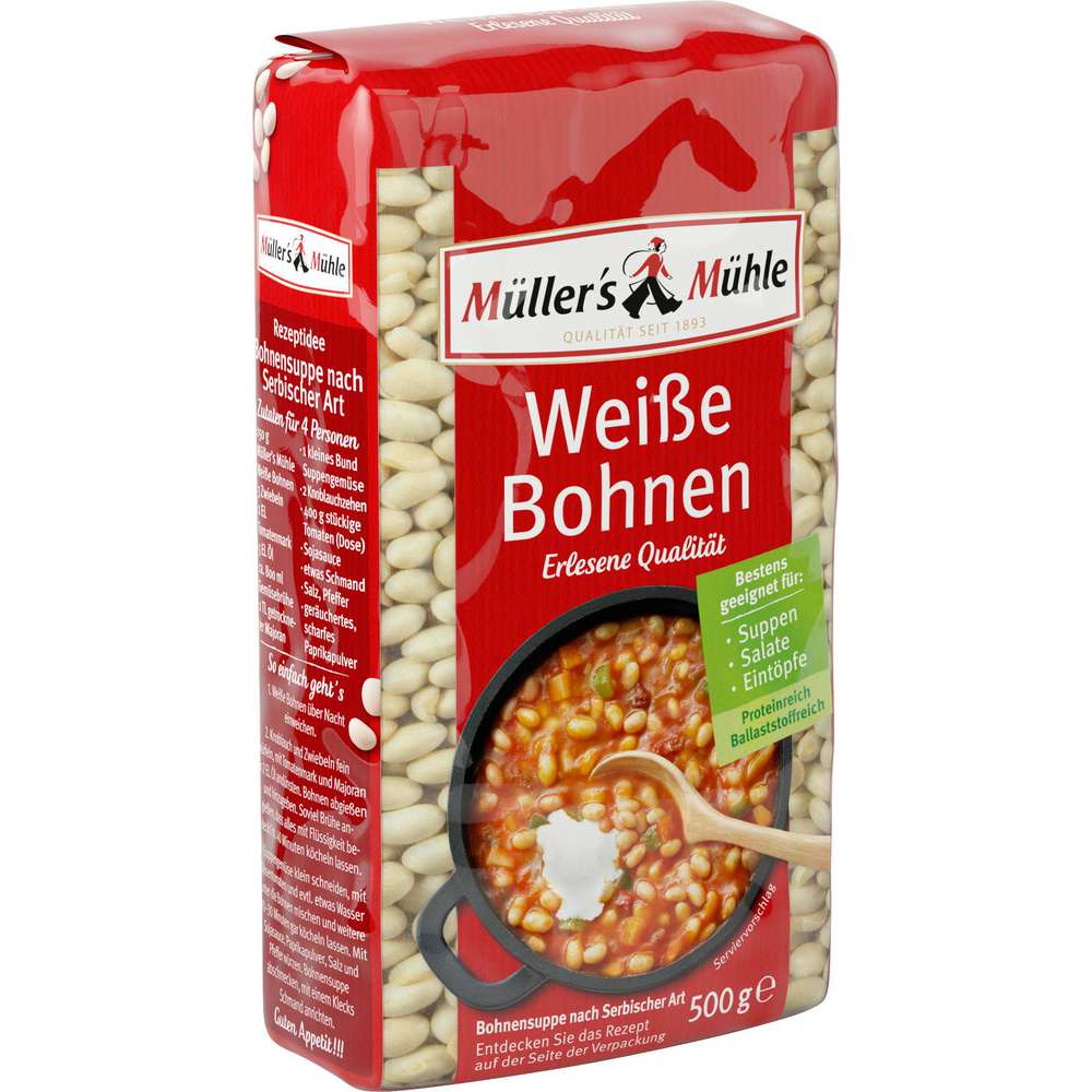 Produktabbildung Müller's Mühle Weiße Bohnen
