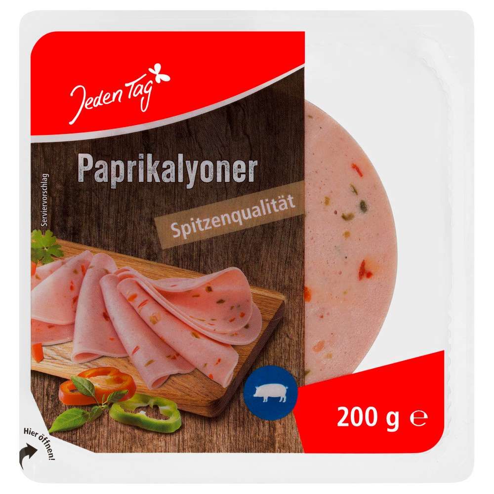 Produktabbildung Jeden Tag Paprikalyoner 