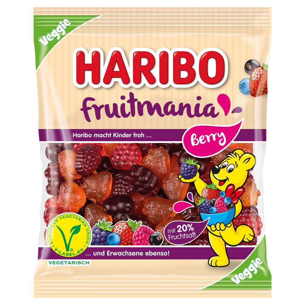 Produktabbildung Haribo Fruchtgummi Fruitmania Berry