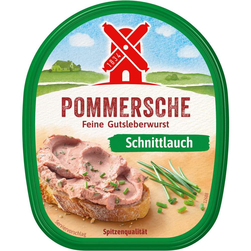 Produktabbildung Rügenwalder Mühle Pommersche Gutsleberwurst, Schnittlauch