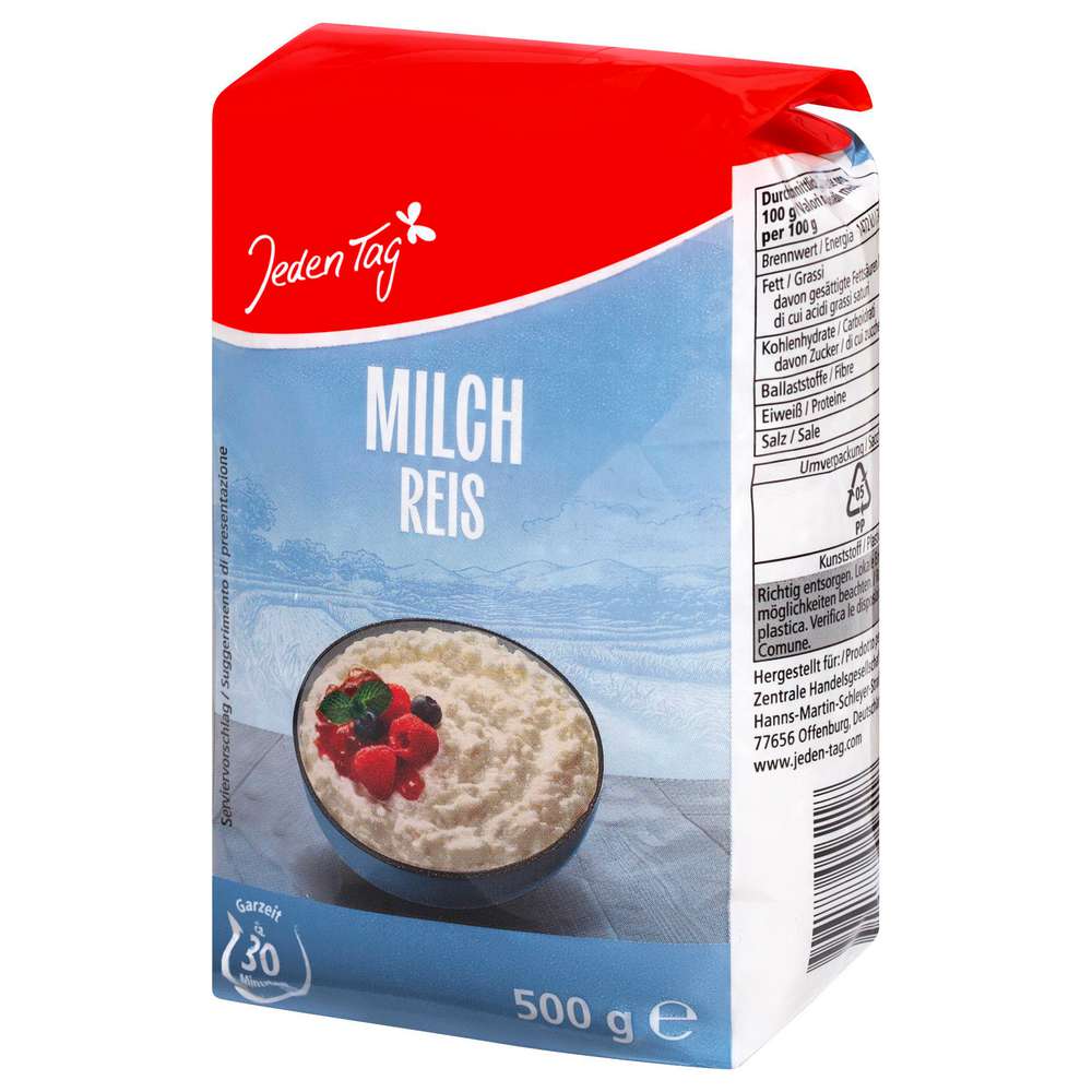 Produktabbildung Jeden Tag Milchreis
