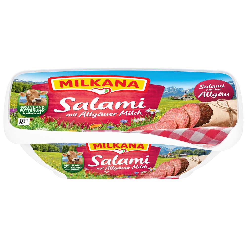 Produktabbildung Milkana Schmelzkäse Salami