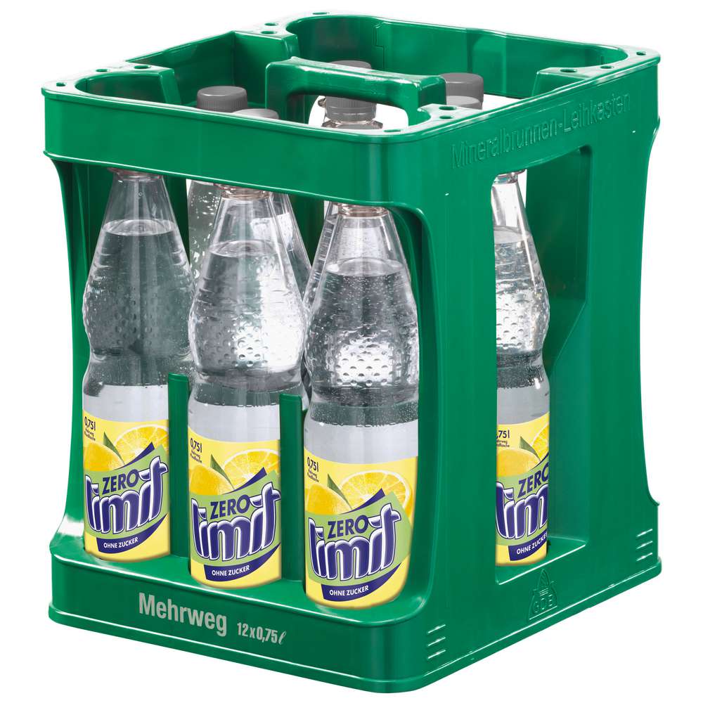Produktabbildung Limit Limonade, Zitrone zuckerfrei (12x 0,750 Liter)