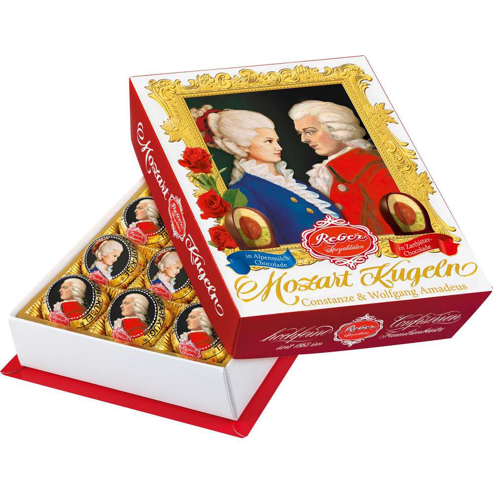 Produktabbildung Reber Mozartkugeln Constanze und Wolfgang
